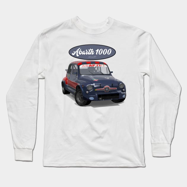 ABARTH 1000 Long Sleeve T-Shirt by PjesusArt